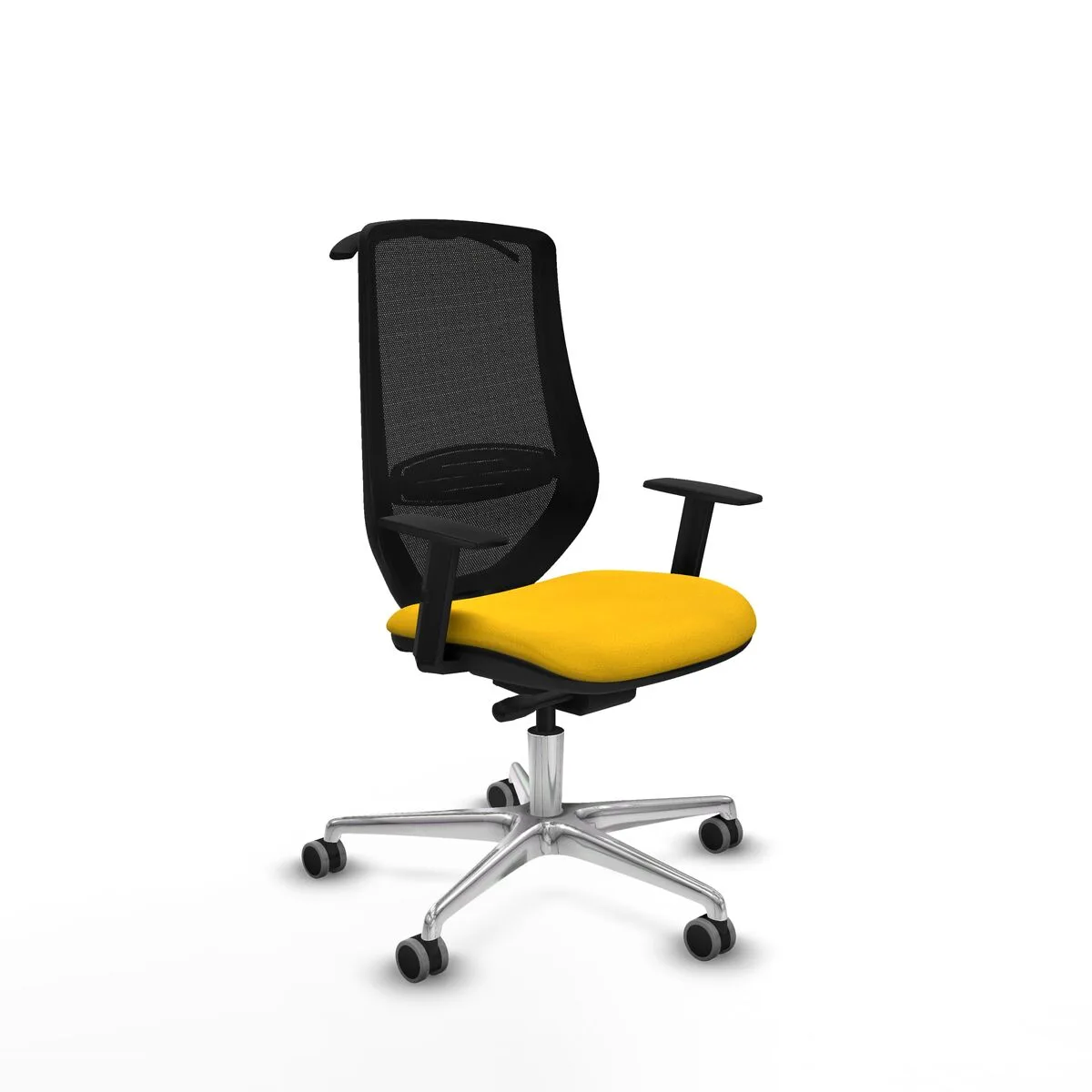 SILLA DE OFICINA PIQUERAS Y CRESPO D086G0H AMARILLO
