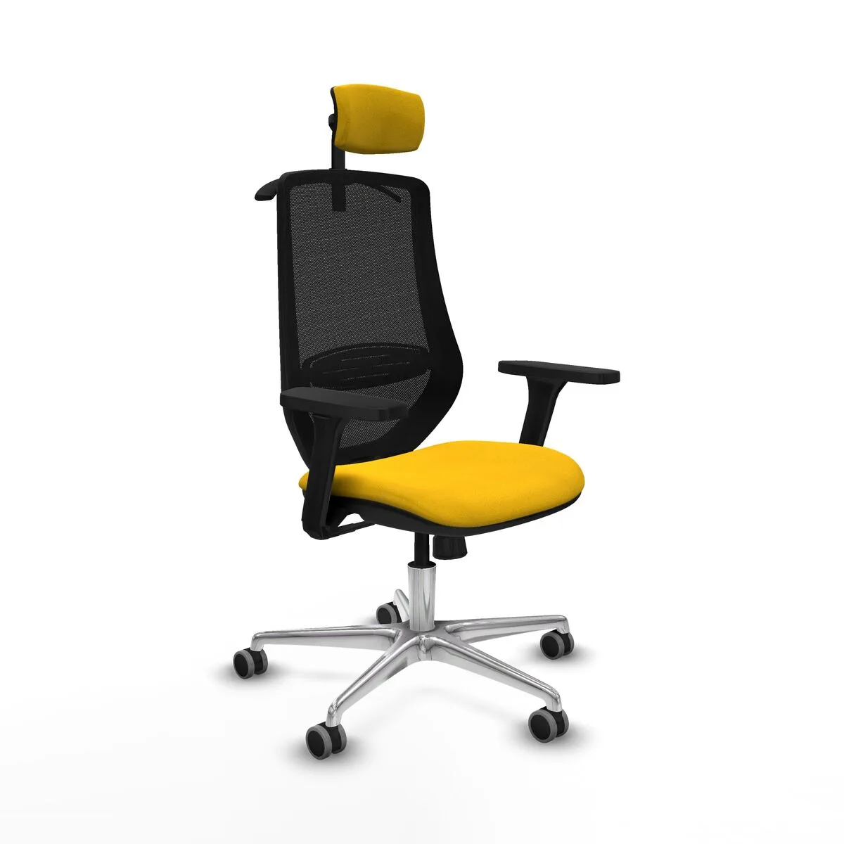 SILLA DE OFICINA PIQUERAS Y CRESPO D086G2H AMARILLO