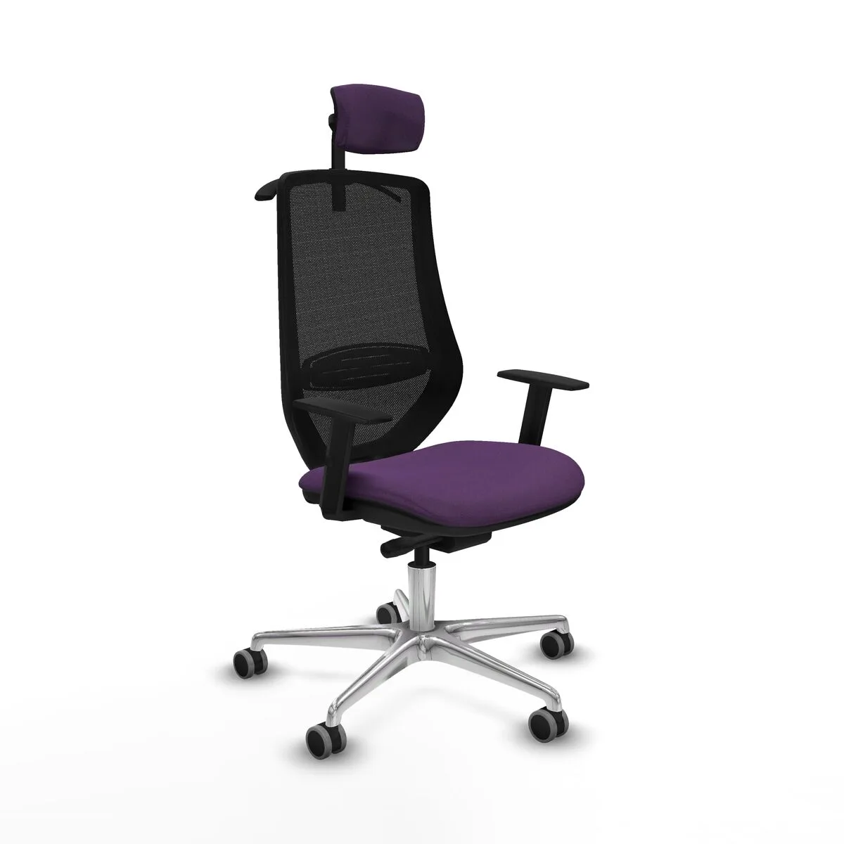 SILLA DE OFICINA PIQUERAS Y CRESPO D086G2H MORADO