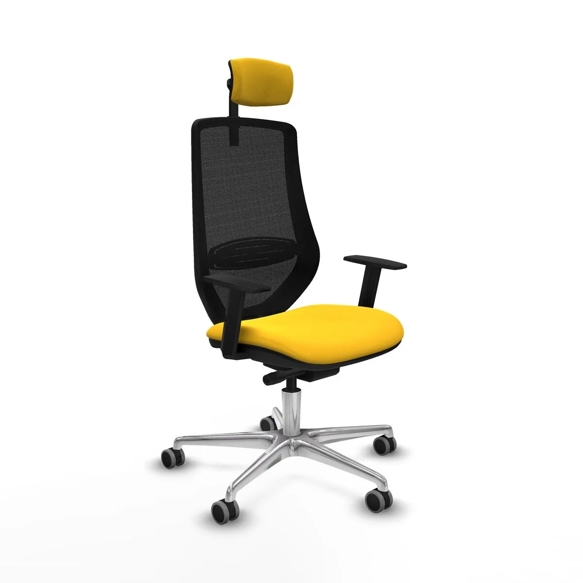 SILLA DE OFICINA PIQUERAS Y CRESPO D086G2W AMARILLO