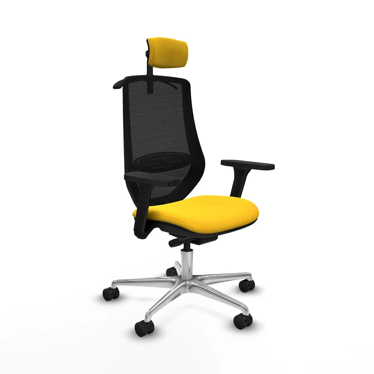 SILLA DE OFICINA PIQUERAS Y CRESPO D086N2H AMARILLO