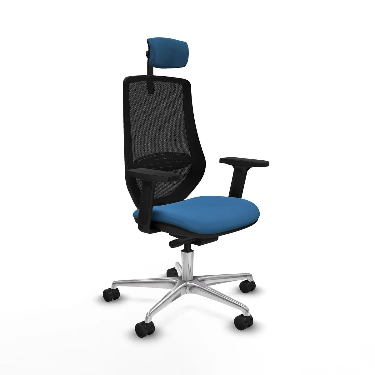 SILLA DE OFICINA PIQUERAS Y CRESPO D086N2W AZUL CLARO