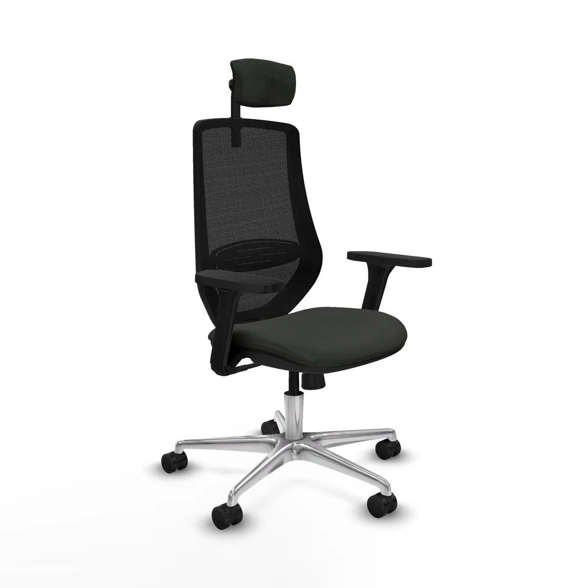 SILLA DE OFICINA PIQUERAS Y CRESPO D086N2W NEGRO