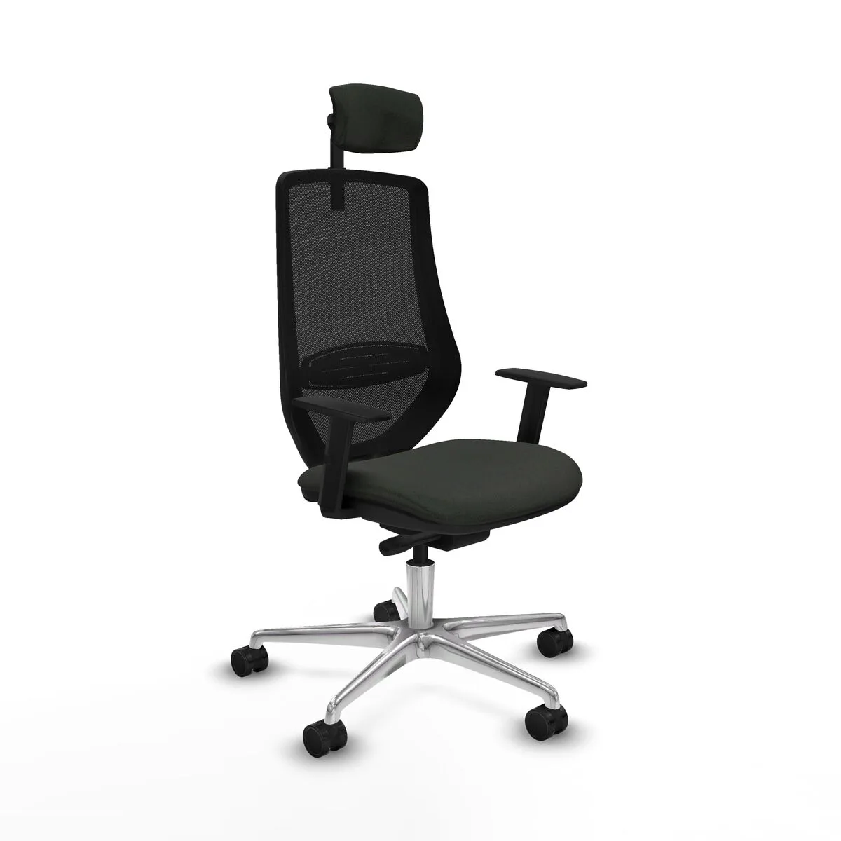 SILLA DE OFICINA PIQUERAS Y CRESPO D086N2W NEGRO