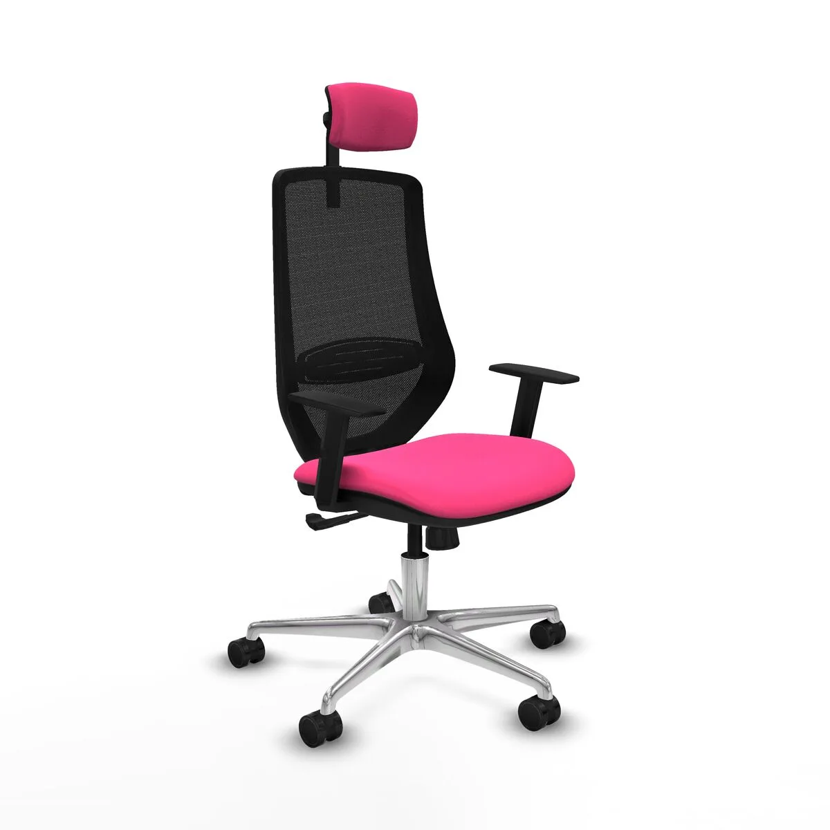 SILLA DE OFICINA PIQUERAS Y CRESPO D086N2W ROSA