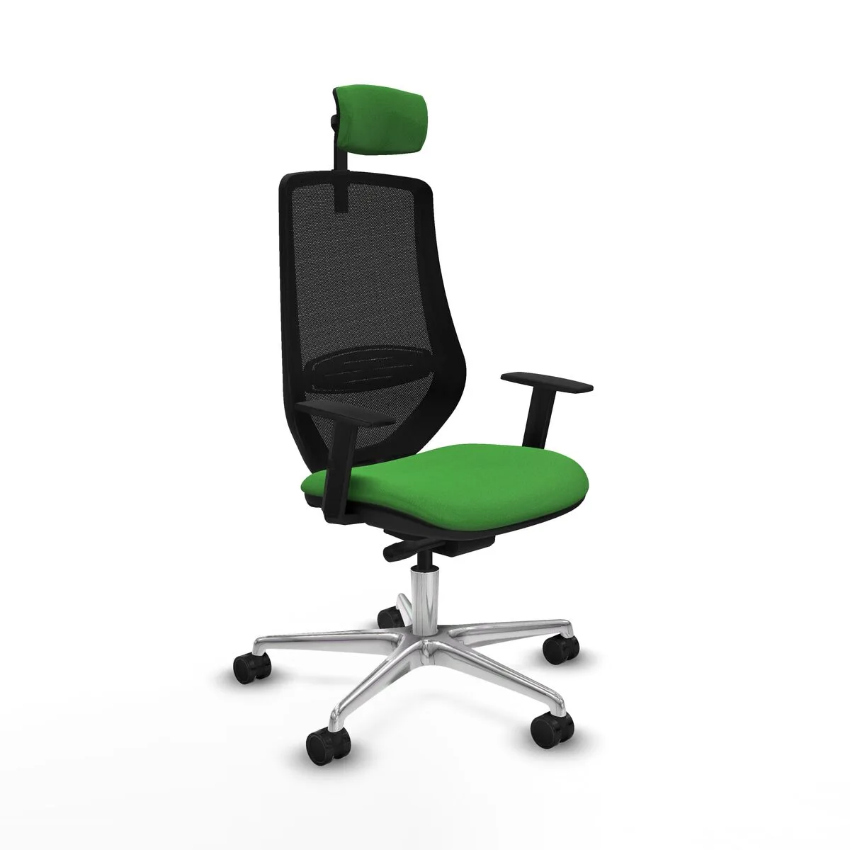 SILLA DE OFICINA PIQUERAS Y CRESPO D086N2W VERDE