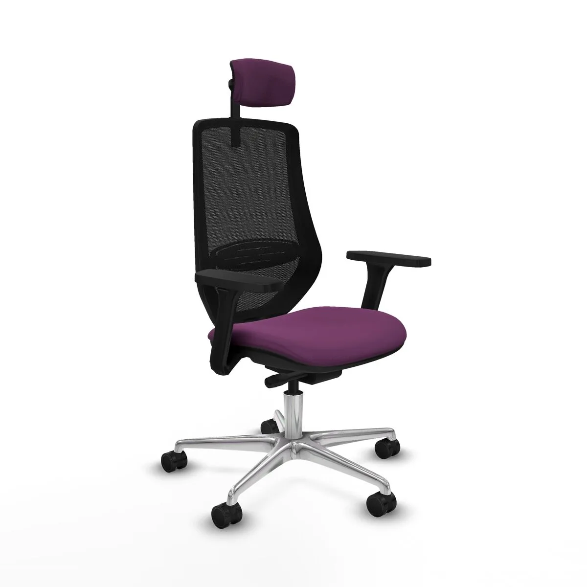 SILLA DE OFICINA PIQUERAS Y CRESPO D086N2W MORADO
