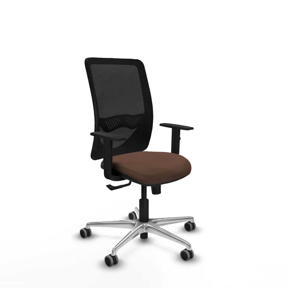 SILLA DE OFICINA ZULEMA PIQUERAS Y CRESPO 1D086G0 NEGRO MARRÓN OSCURO