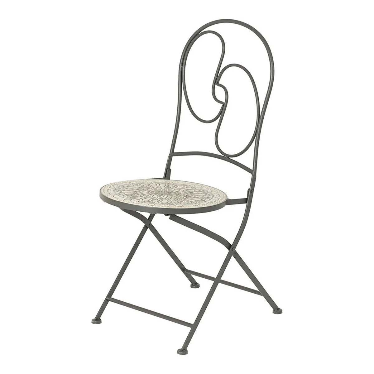SILLA DE JARDÍN EDM 899264 HIERRO 39 X 47 X 94 CM BISTRO