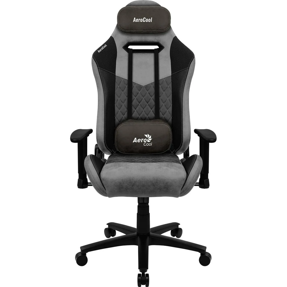 SILLA GAMING AEROCOOL DUKE AEROSUEDE 180º NEGRO GRIS