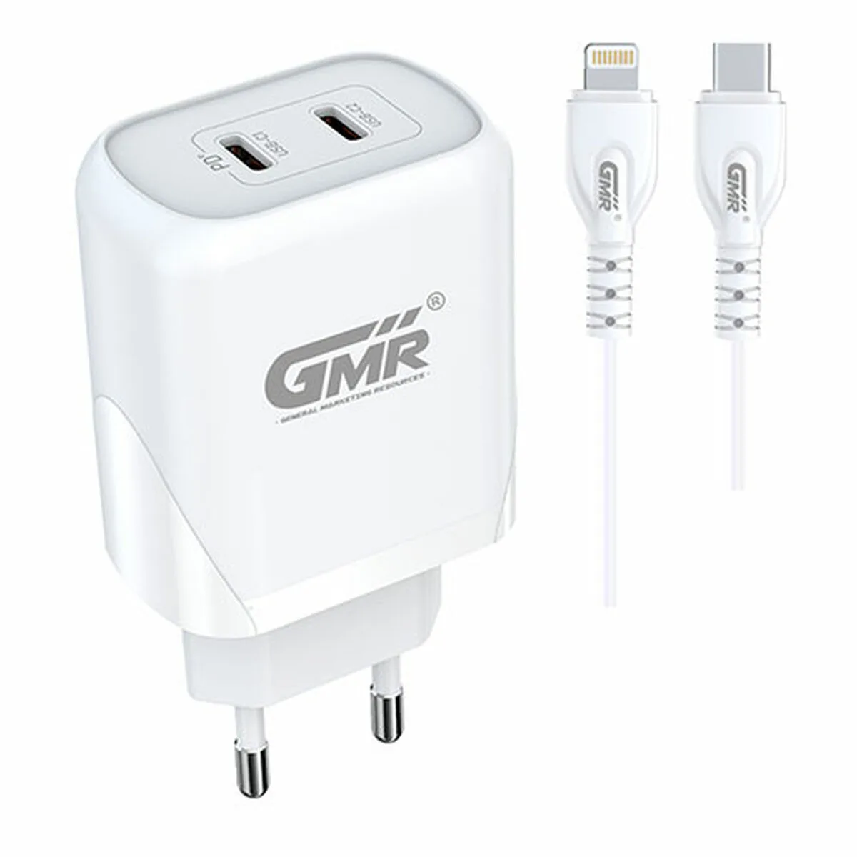 CARGADOR DE PARED GOMS 40 W USB-C X 2
