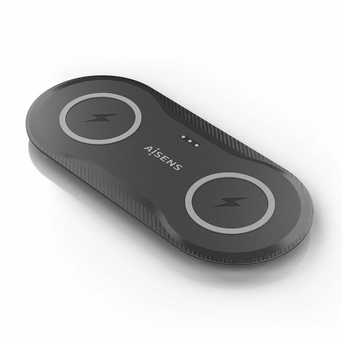 CARGADOR INALÁMBRICO AISENS ASCH-15W2WC060-BK NEGRO