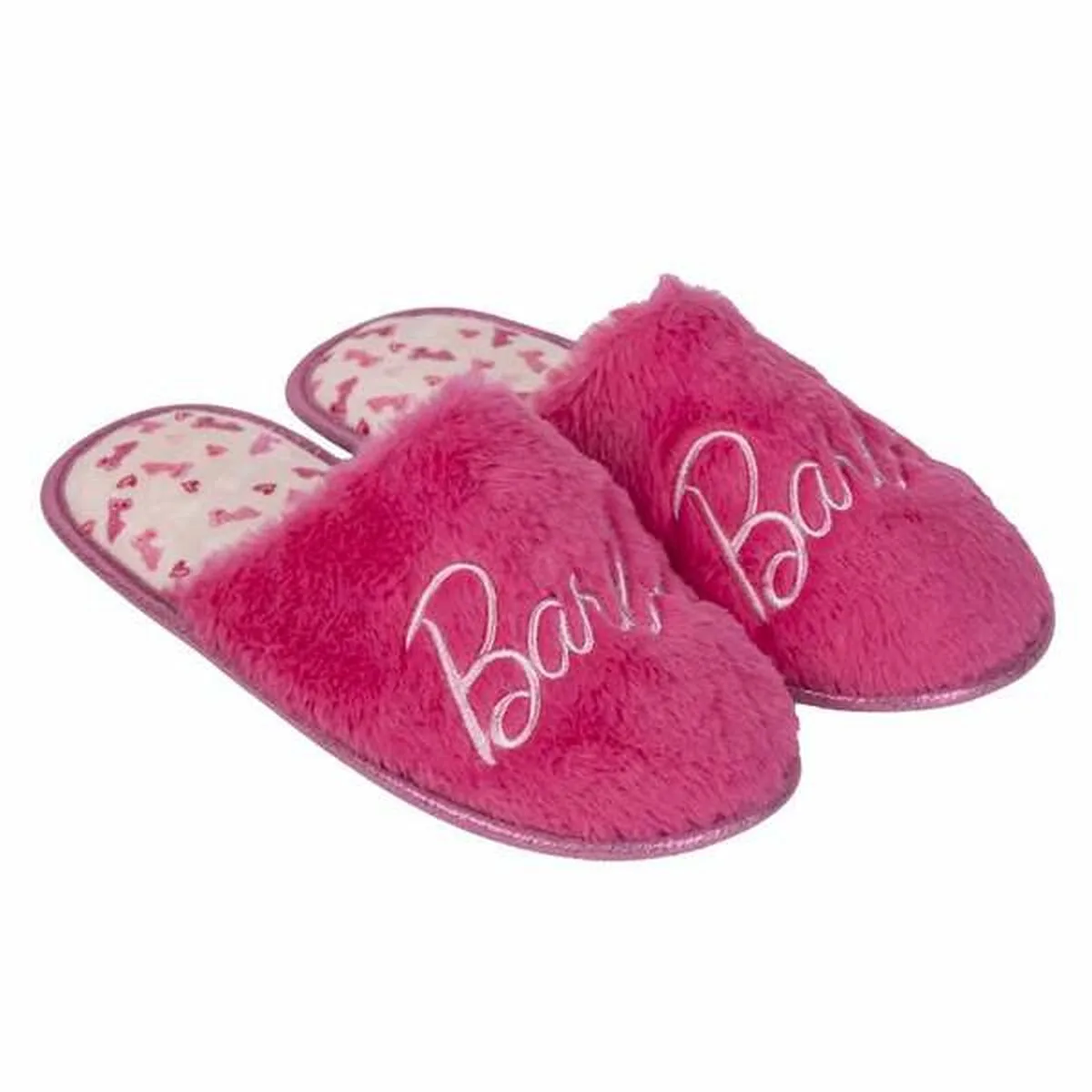 ZAPATILLAS DE ESTAR POR CASA BARBIE ROSA