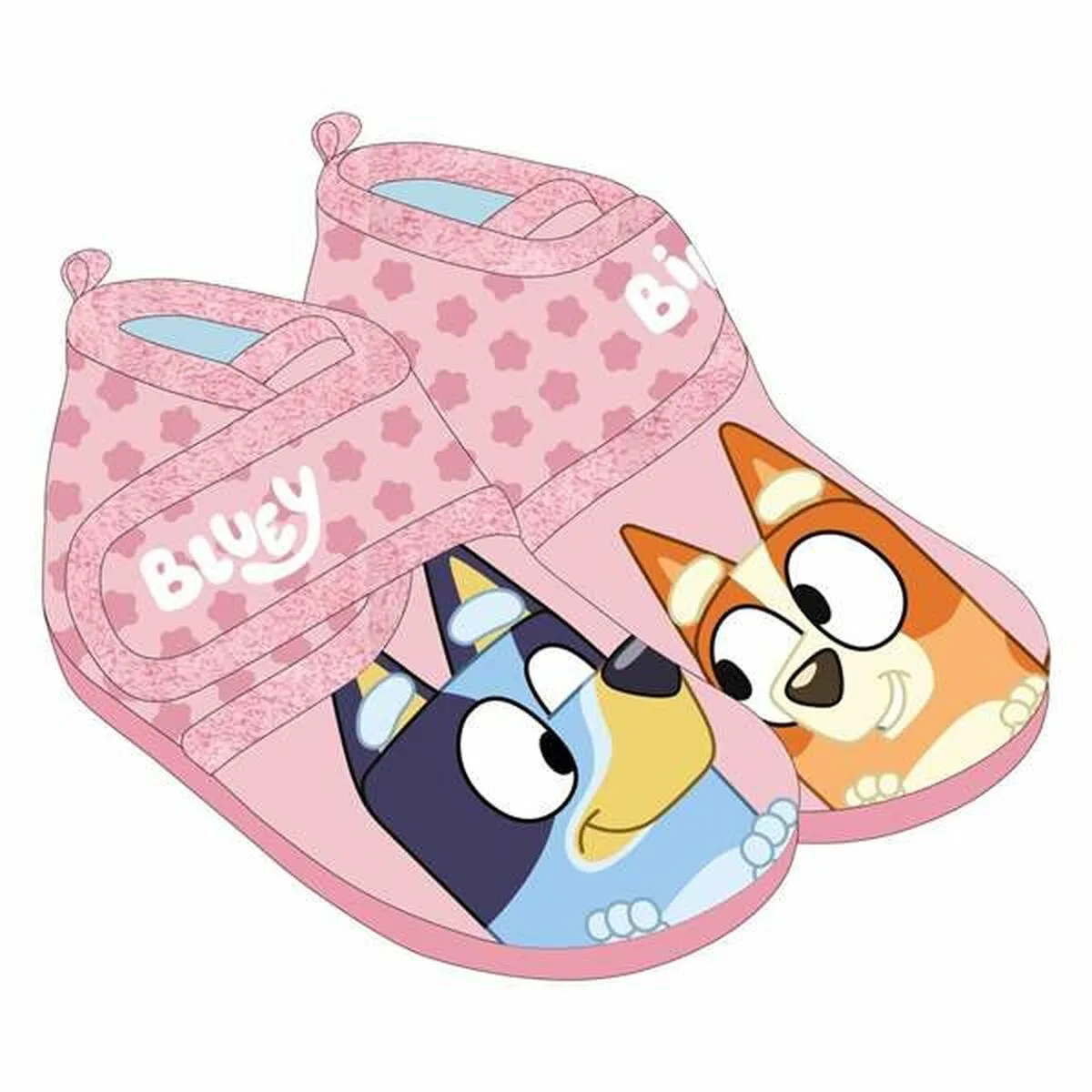 ZAPATILLAS DE ESTAR POR CASA BLUEY ROSA