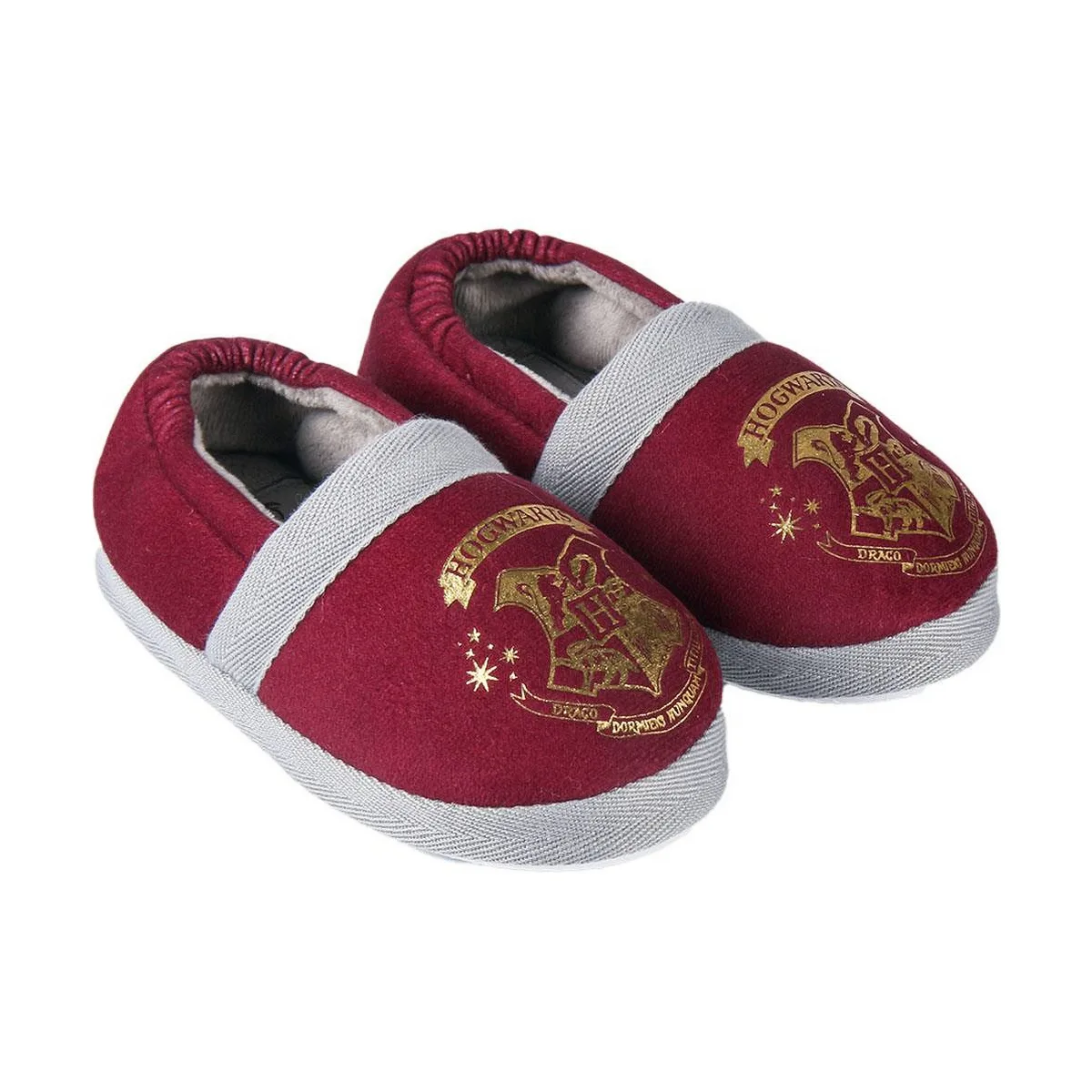 ZAPATILLAS DE ESTAR POR CASA HARRY POTTER ROJO