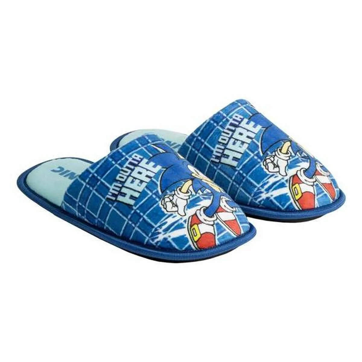 ZAPATILLAS DE ESTAR POR CASA SONIC AZUL