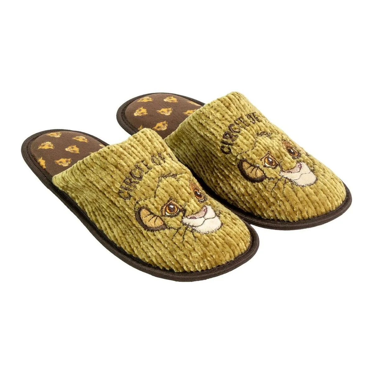 ZAPATILLAS DE ESTAR POR CASA THE LION KING MOSTAZA