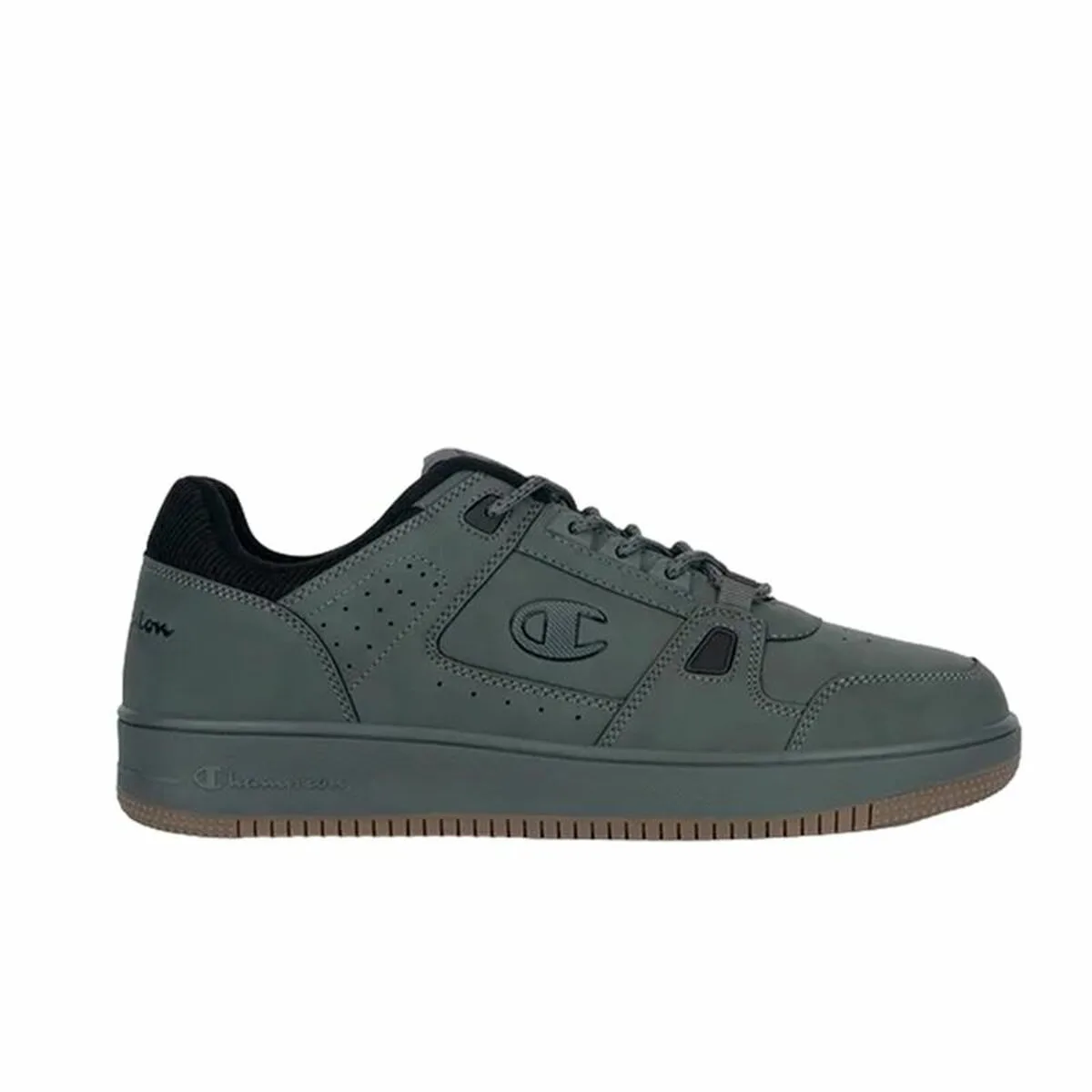 ZAPATILLAS CASUAL HOMBRE CHAMPION RD18 LOW CORD ANTRACITA GRIS OSCURO