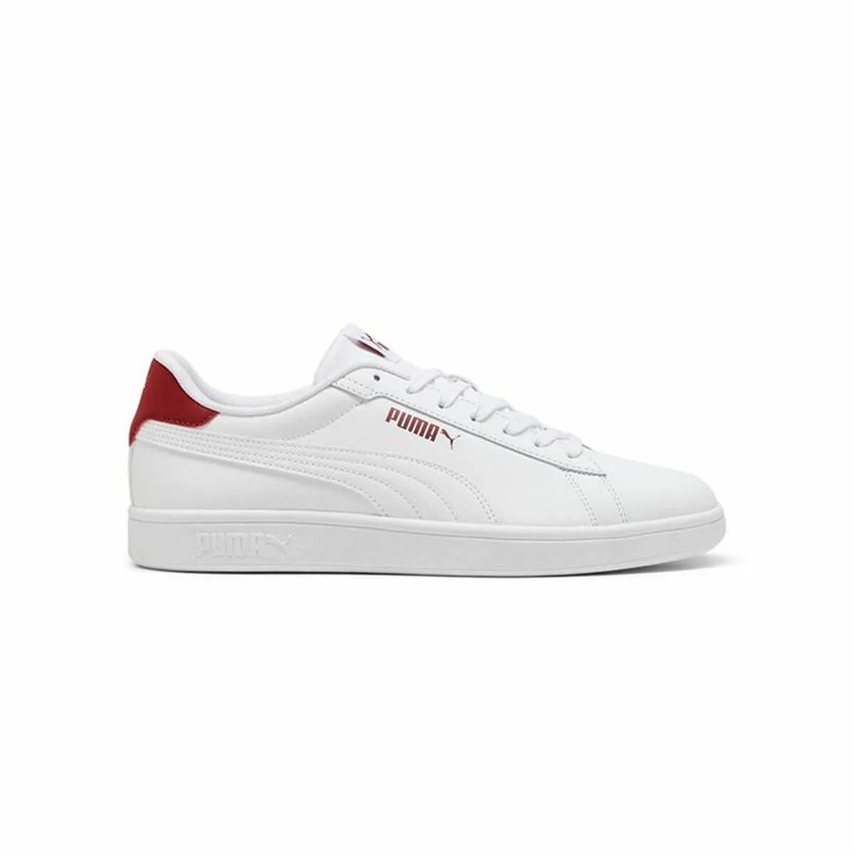 ZAPATILLAS CASUAL HOMBRE PUMA SMASH 3.0 L BLANCO ROJO