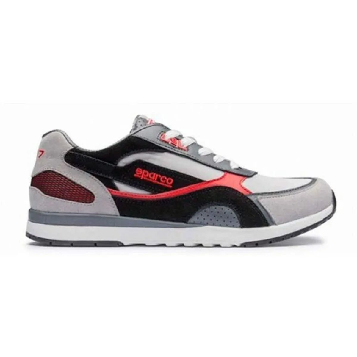 ZAPATILLAS CASUAL SPARCO SH-17 NEGRO/ROJO