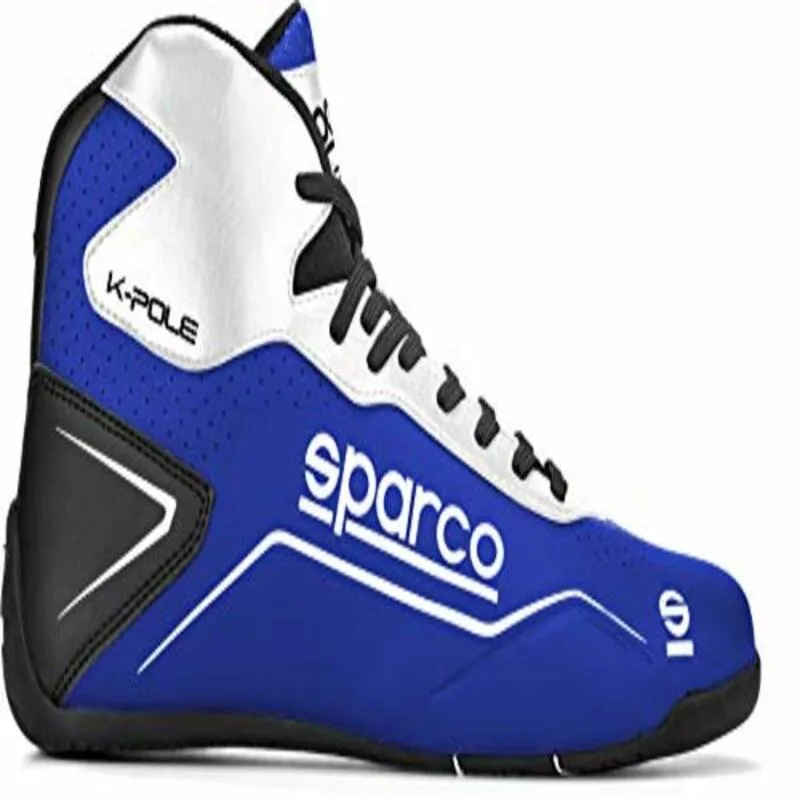 BOTINES RACING SPARCO K-POLE AZUL/BLANCO