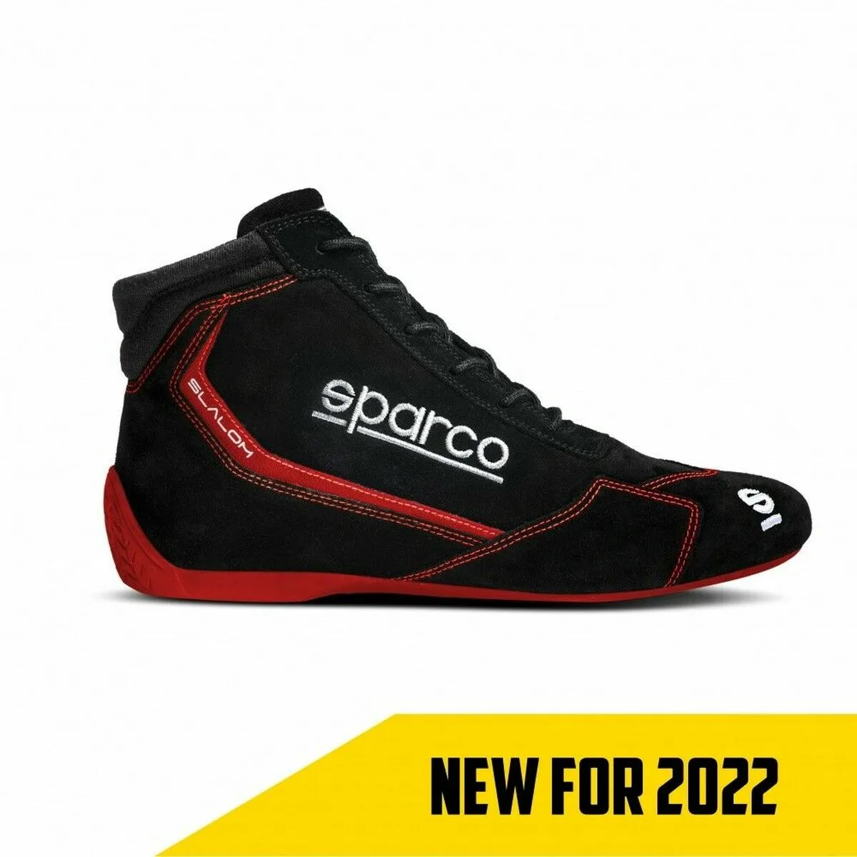 BOTINES RACING SPARCO SLALOM ROJO/NEGRO