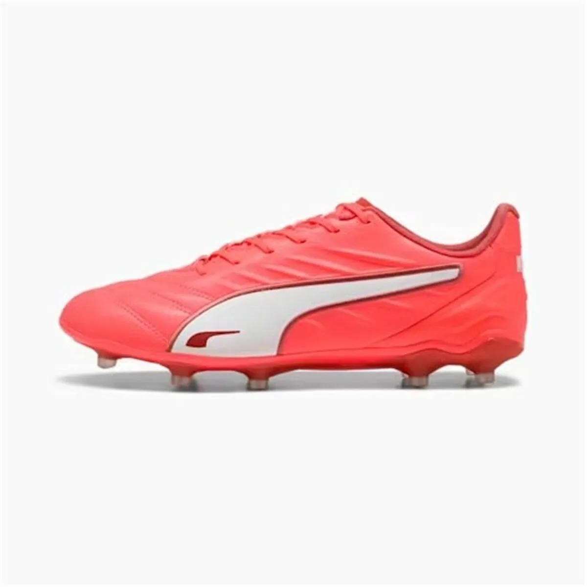 BOTAS DE FÚTBOL PARA ADULTOS PUMA KING PRO FG/AG ROJO