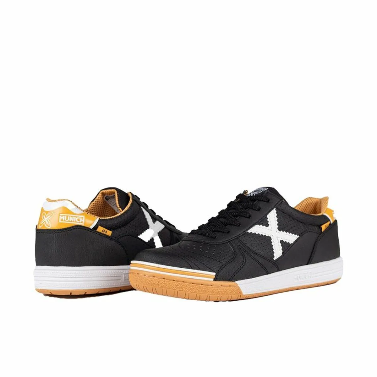 ZAPATILLAS DE FÚTBOL SALA PARA ADULTOS MUNICH G-3 PROFIT CASUAL 411 NEGRO