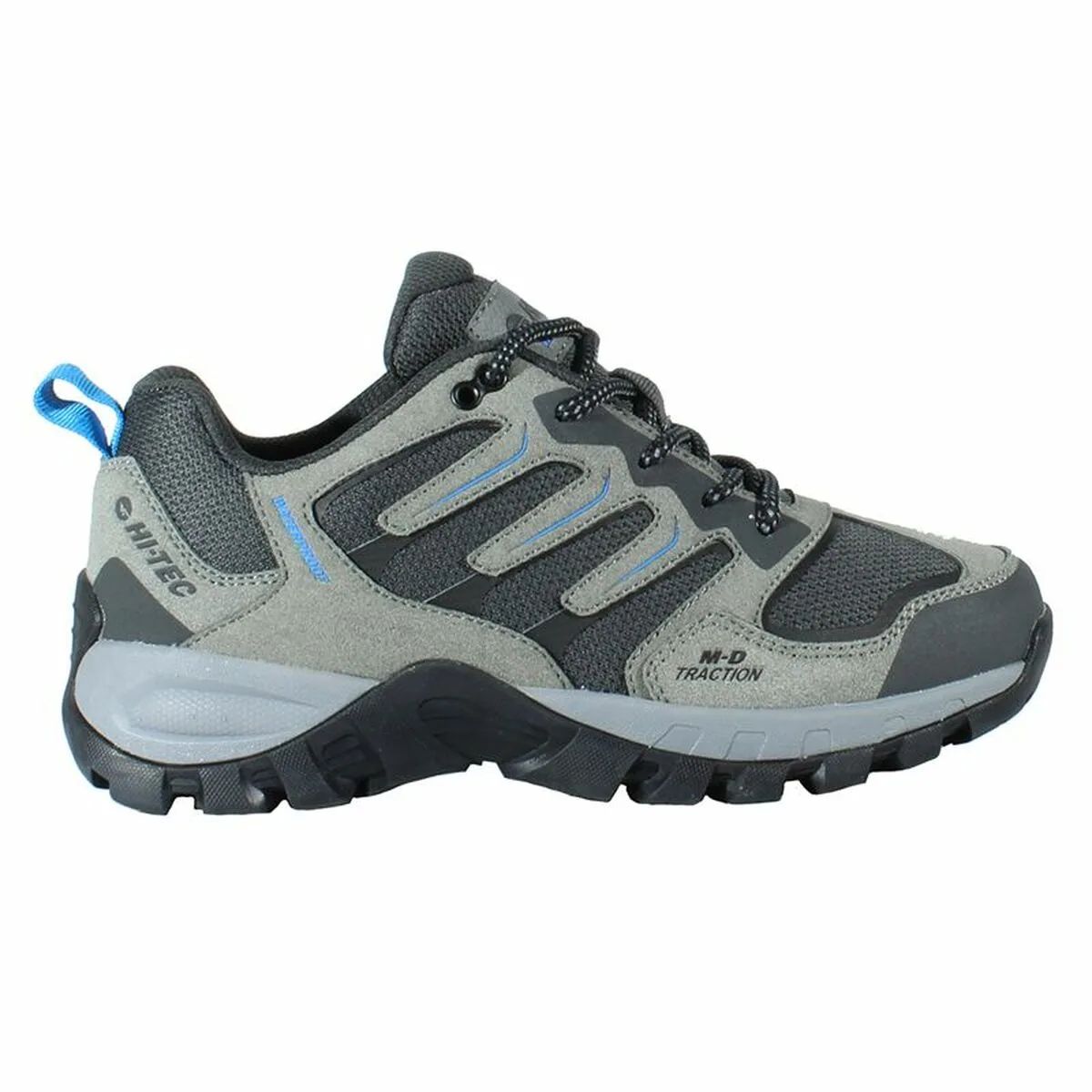 ZAPATILLAS DE HOMBRE PARA CAMINAR HI-TEC CERVUS LOW GRIS OSCURO