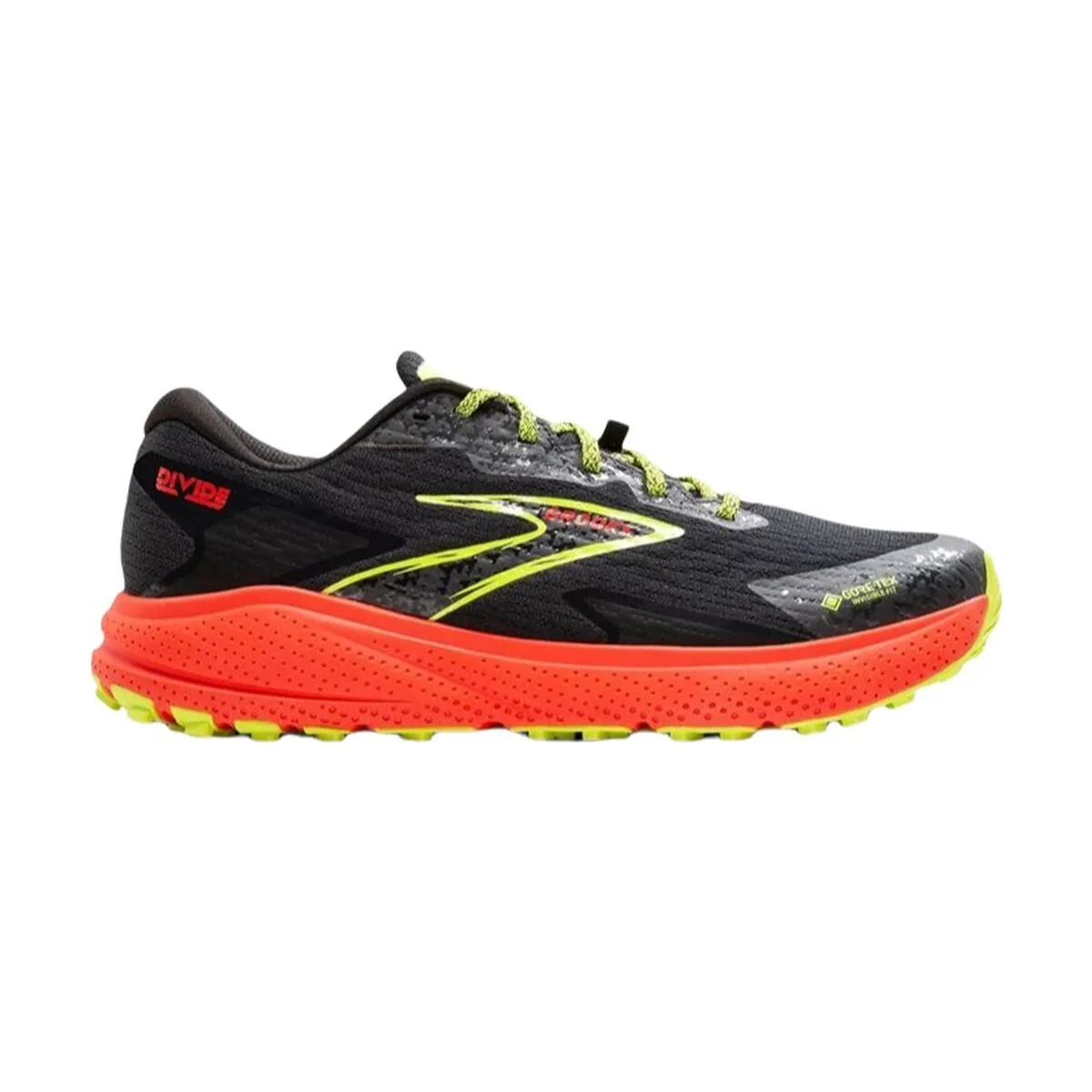 ZAPATILLAS DE RUNNING PARA ADULTOS BROOKS DIVIDE 5 GTX NEGRO ROJO