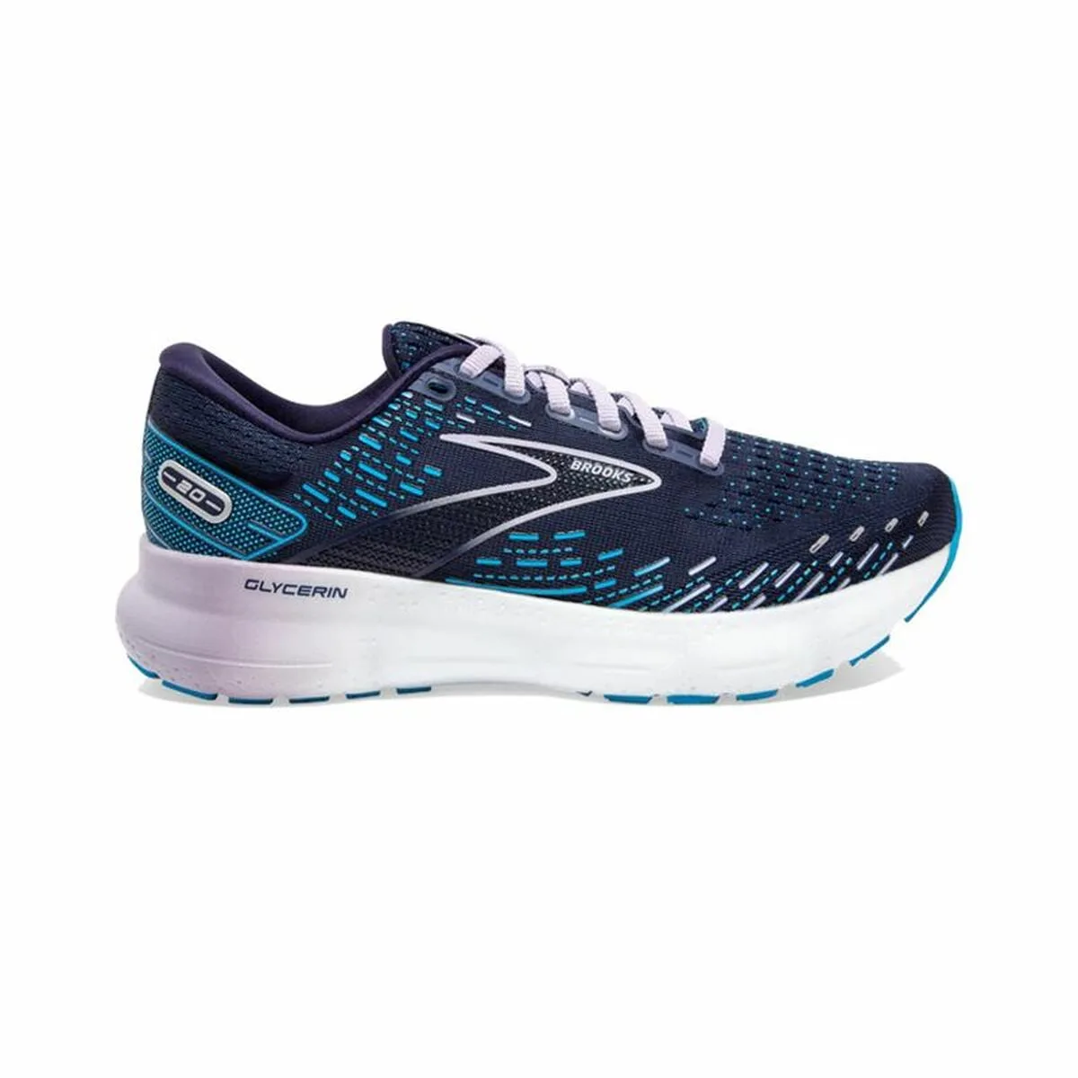 ZAPATILLAS DE RUNNING PARA ADULTOS BROOKS GLYCERIN 20 WIDE AZUL OSCURO