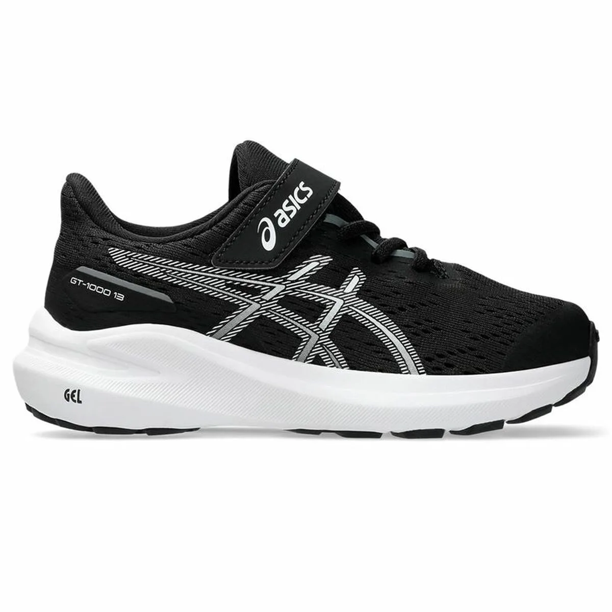 ZAPATILLAS DE RUNNING PARA NIÑOS ASICS GT-1000 13 PS NEGRO