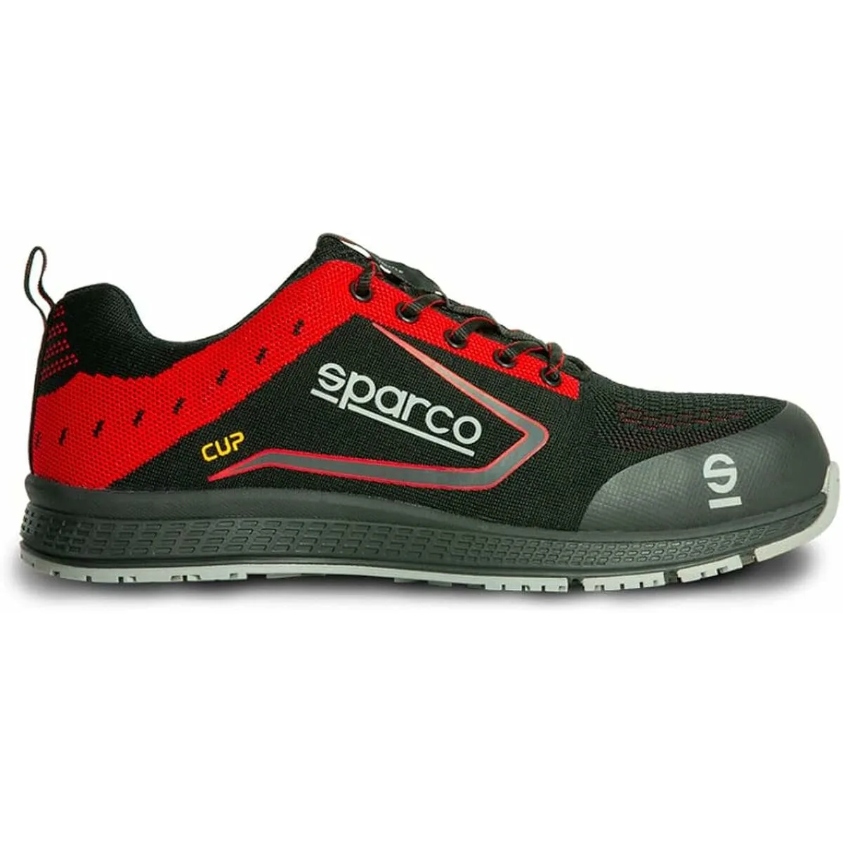 CALZADO DE SEGURIDAD SPARCO CUP ALBERT (46) NEGRO ROJO