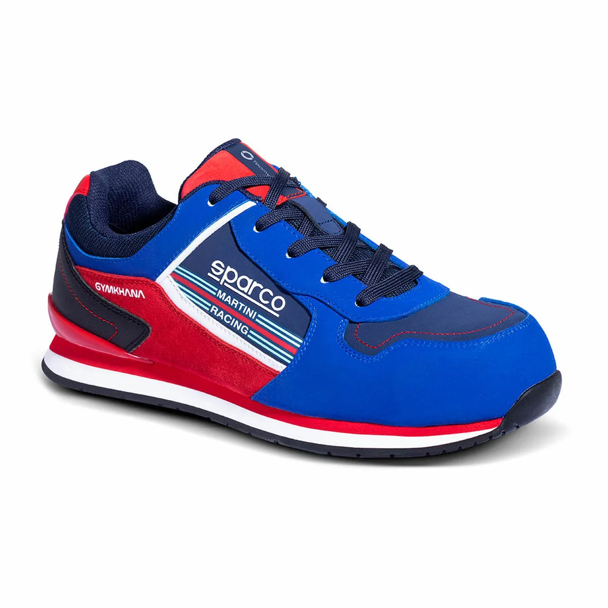 CALZADO DE SEGURIDAD SPARCO NDIS SCARPA GYMKHANA MARTINI RACING S3 ESD AZUL ROJO