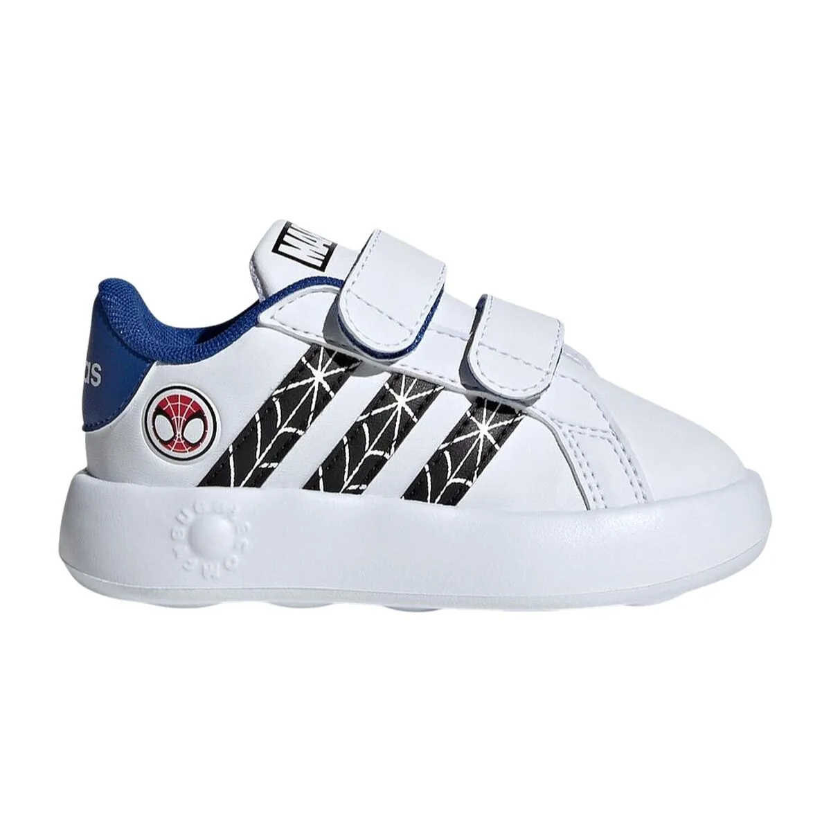 ZAPATILLAS DE DEPORTE PARA BEBÉS ADIDAS GRAND COURT SPIDER ID8017 BLANCO