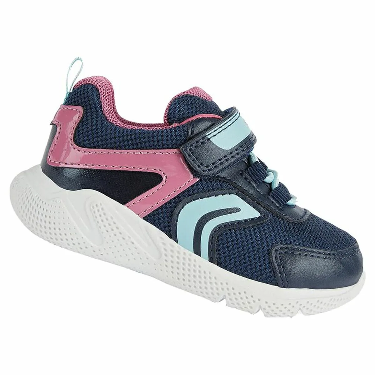 ZAPATILLAS DEPORTIVAS INFANTILES GEOX SPRINTY AZUL MARINO