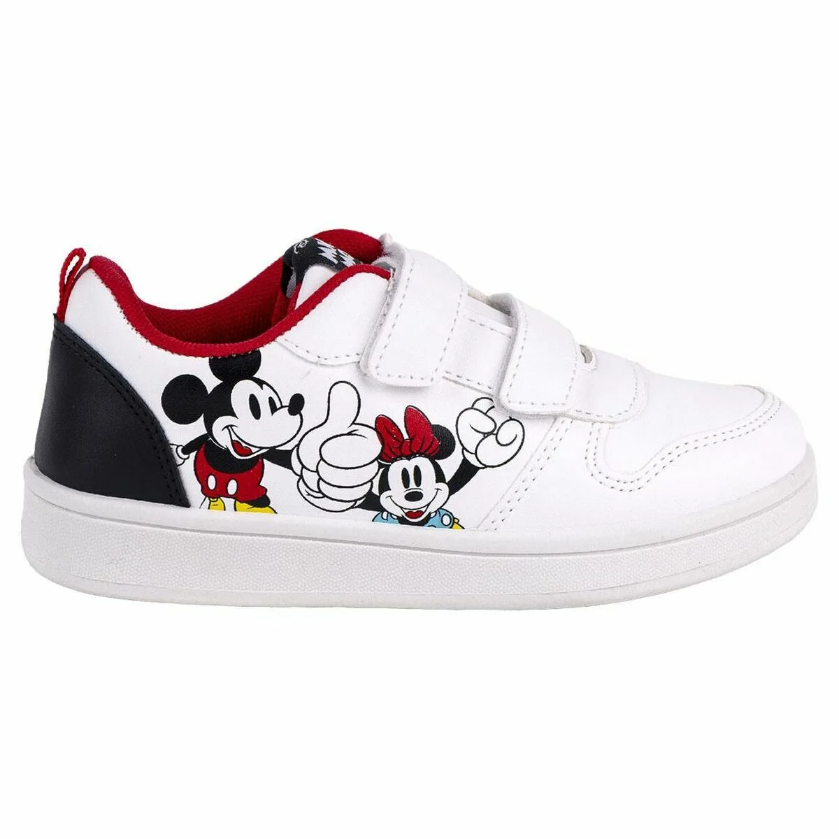 ZAPATILLAS DEPORTIVAS INFANTILES MICKEY MOUSE VELCRO BLANCO