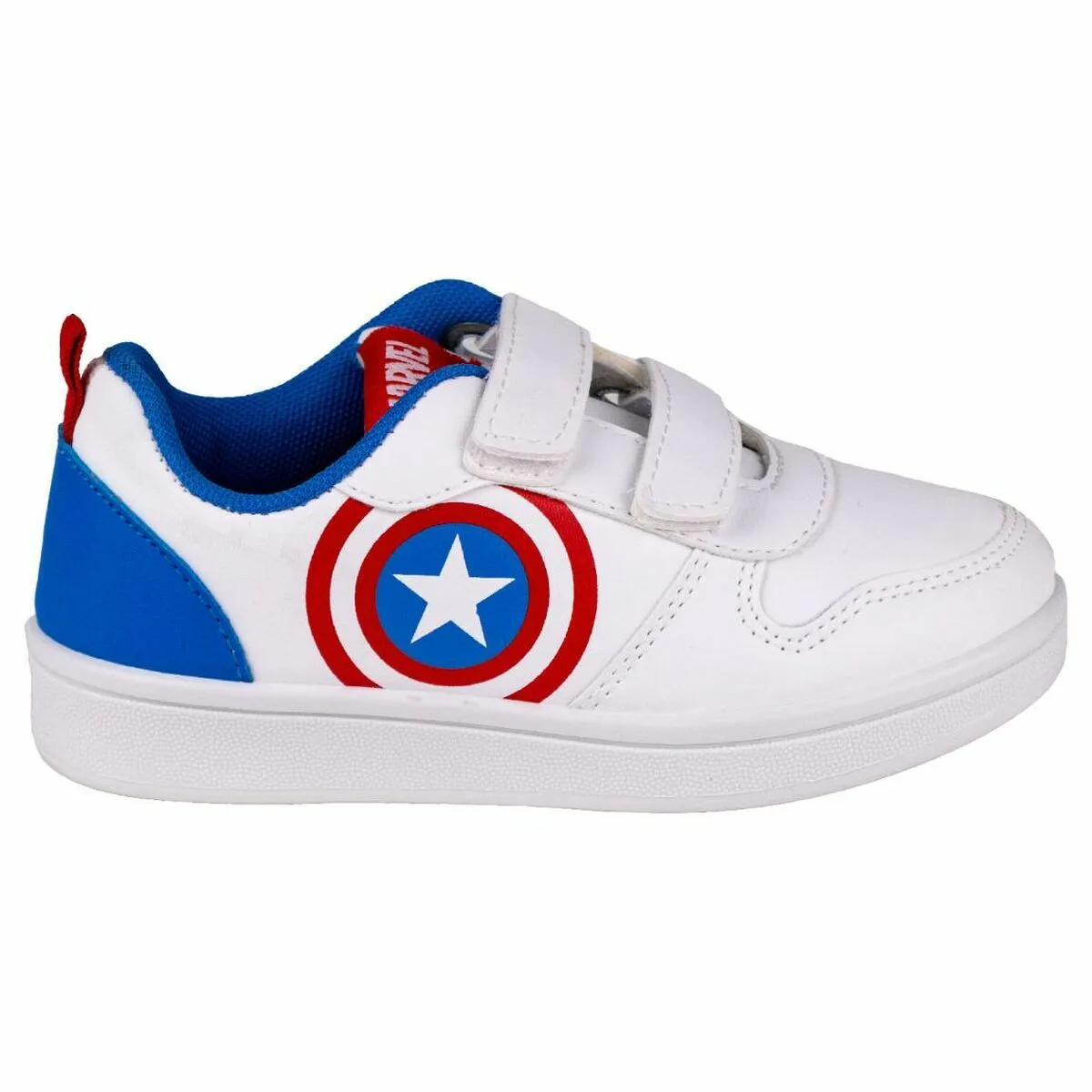 ZAPATILLAS DEPORTIVAS INFANTILES THE AVENGERS VELCRO BLANCO