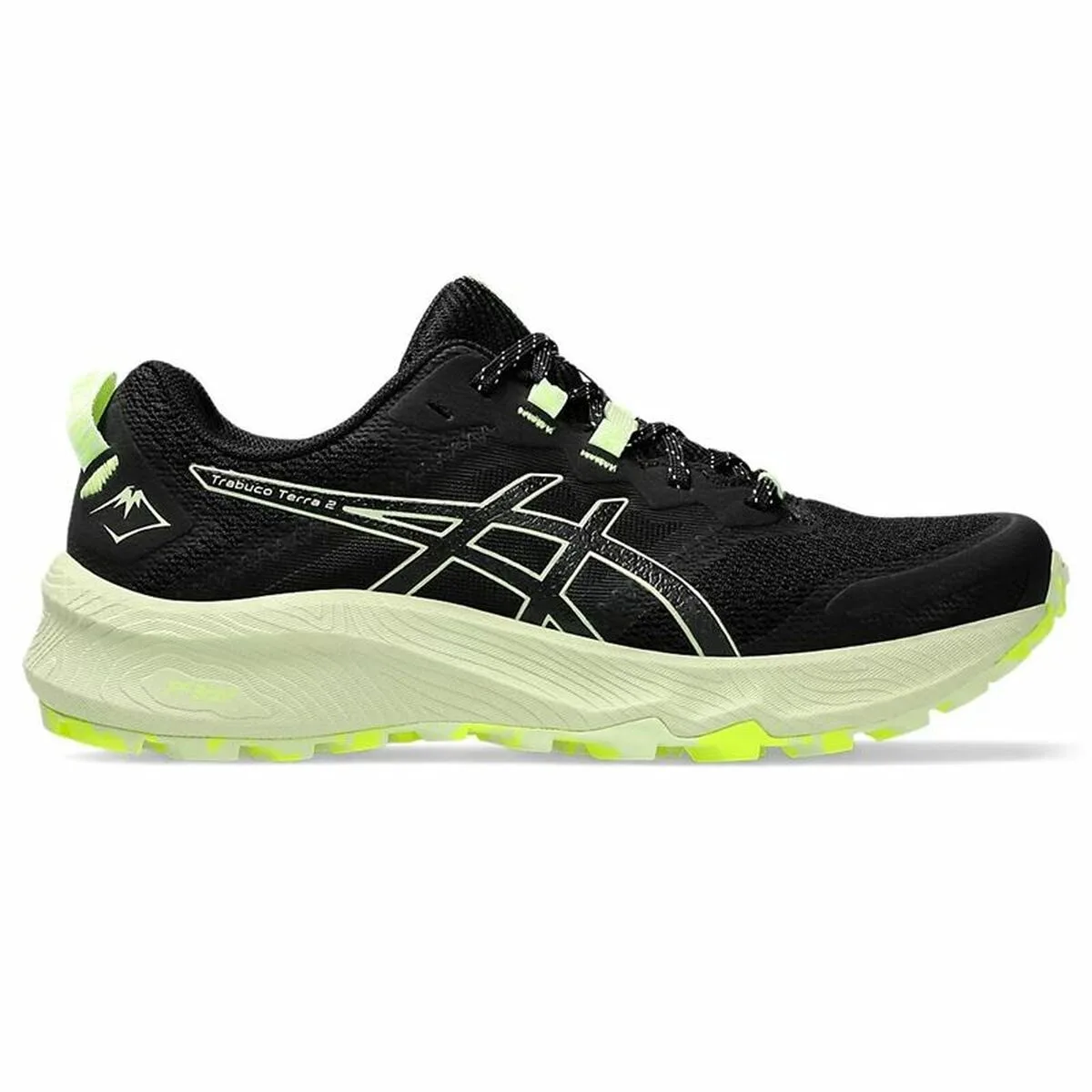 ZAPATILLAS DEPORTIVAS MUJER ASICS TRABUCO TERRA 2 NEGRO