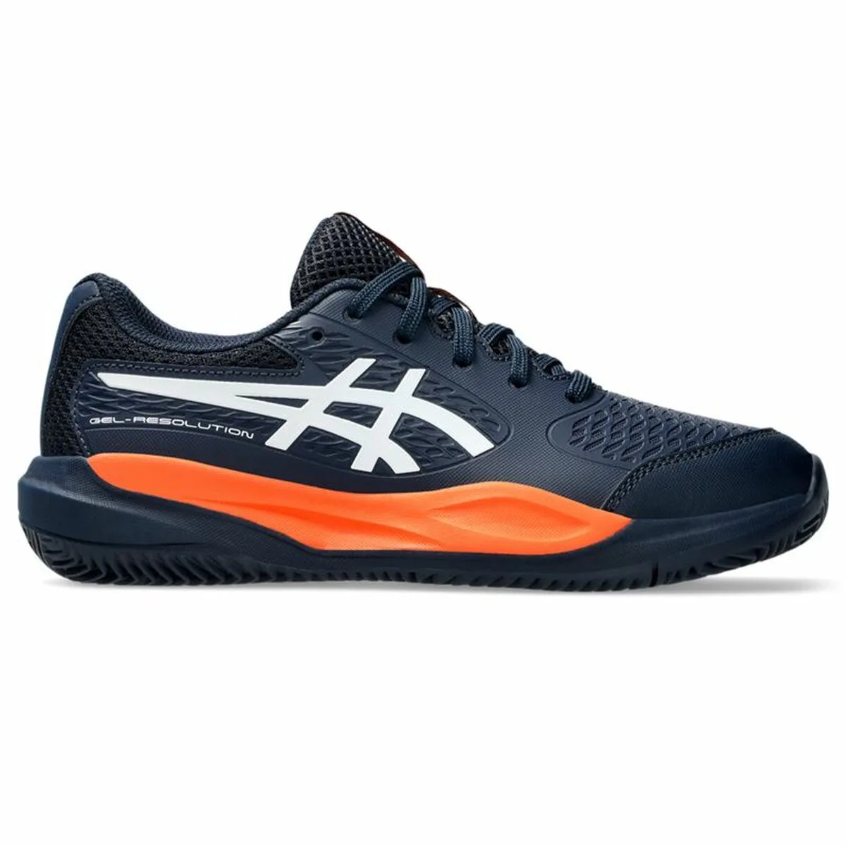 ZAPATILLAS DE TENIS PARA MUJER ASICS GEL-RESOLUTION X GS CLAY NEGRO AZUL OSCURO
