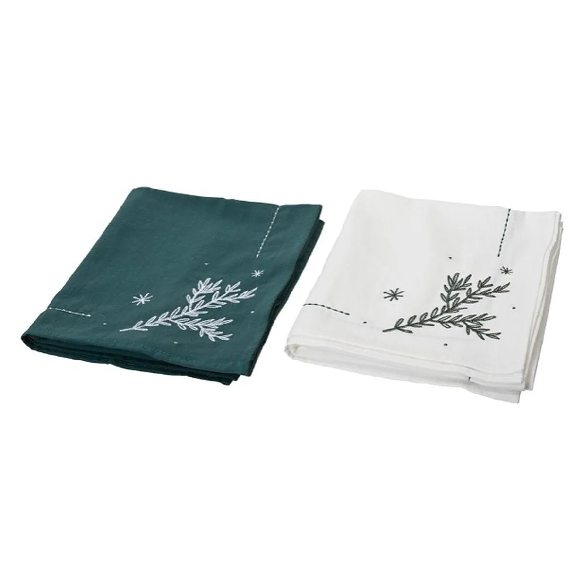 CAMINO DE MESA DECORIS BLANCO VERDE NAVIDAD 40 X 140 CM