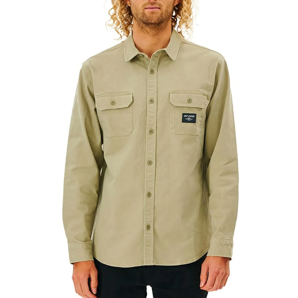 CAMISA DE MANGA LARGA HOMBRE RIP CURL EPIC BEIGE