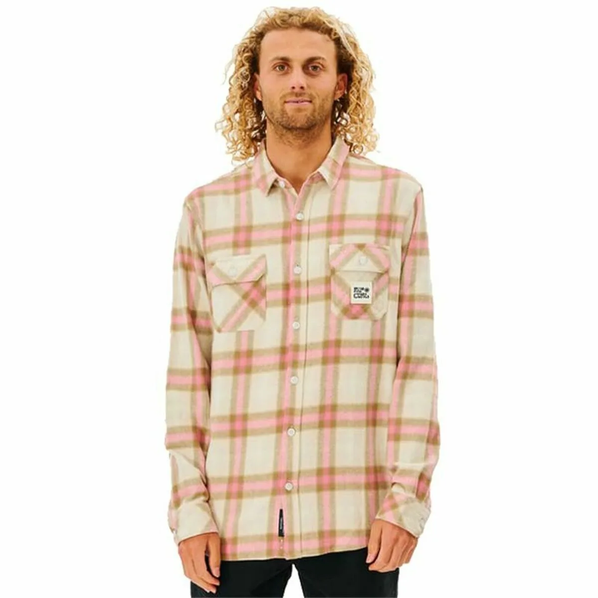 CAMISA DE MANGA LARGA HOMBRE RIP CURL SALT WALTER CULTURE BEIGE
