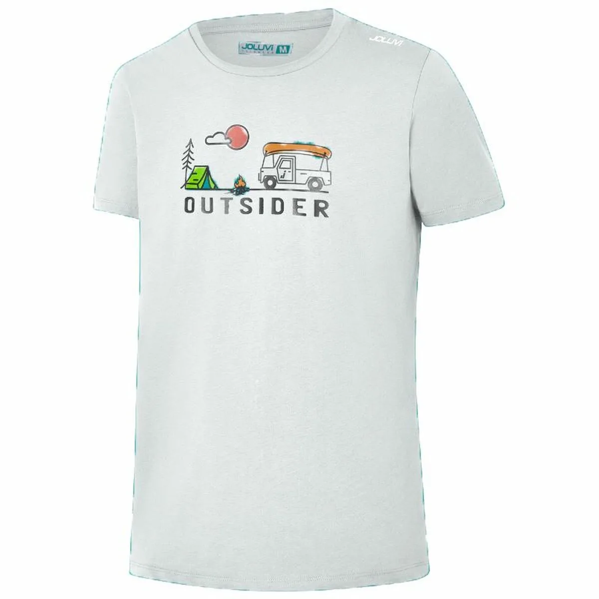 CAMISETA JOLUVI OUTSIDER CAMP BLANCO