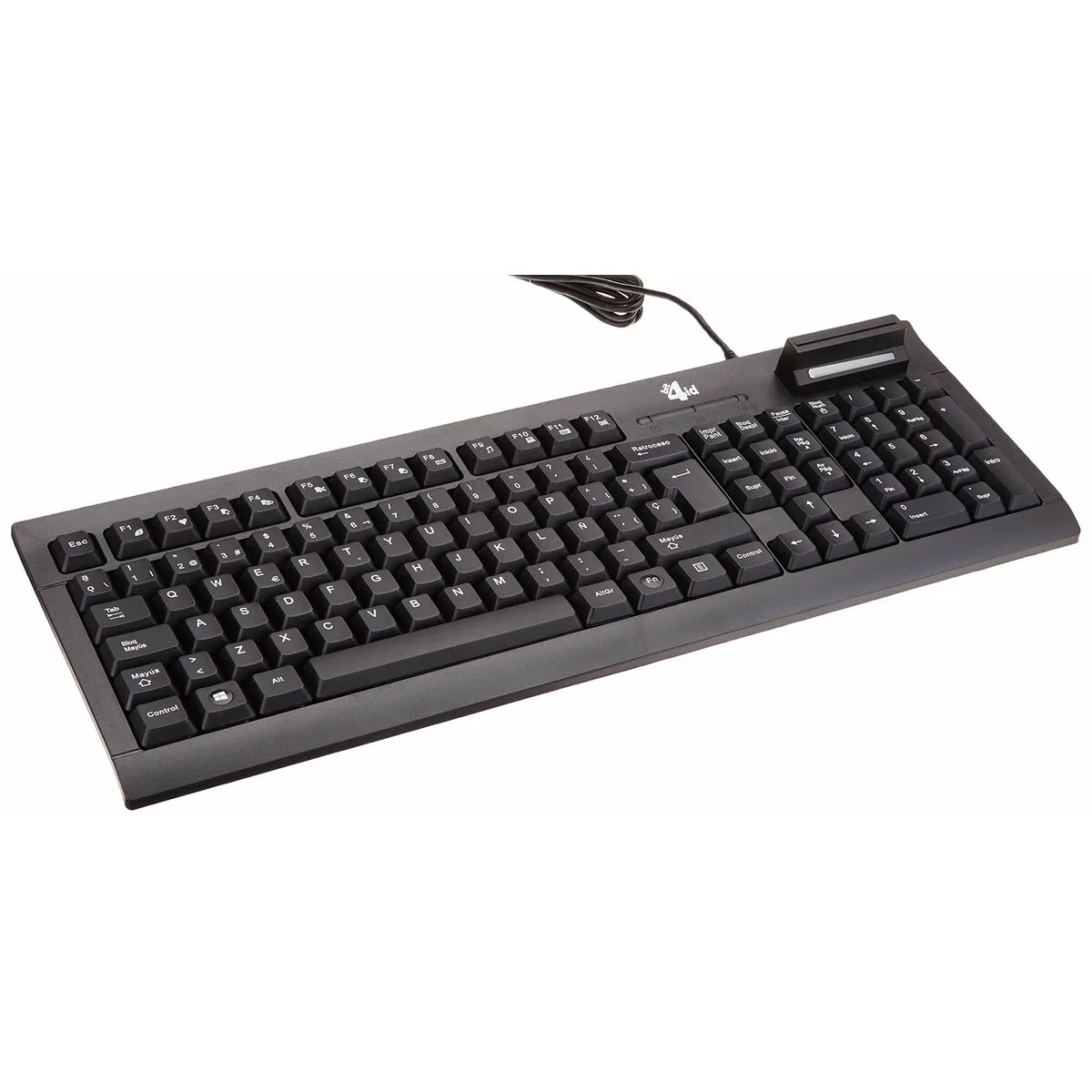 TECLADO BIT4ID NEGRO QWERTY ESPAÑOL