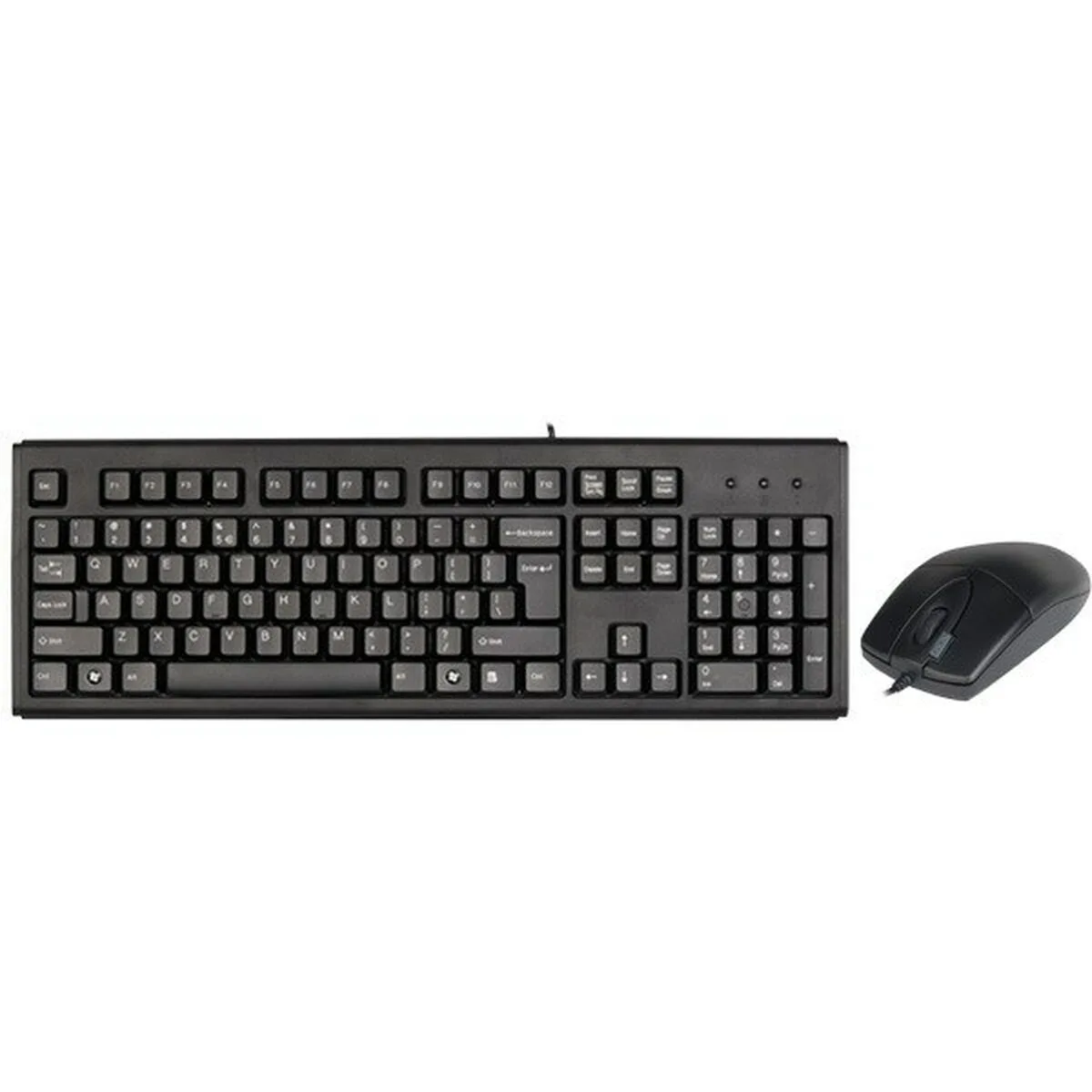 TECLADO Y RATÓN A4 TECH KM-720620D NEGRO INGLÉS QWERTY QWERTY US