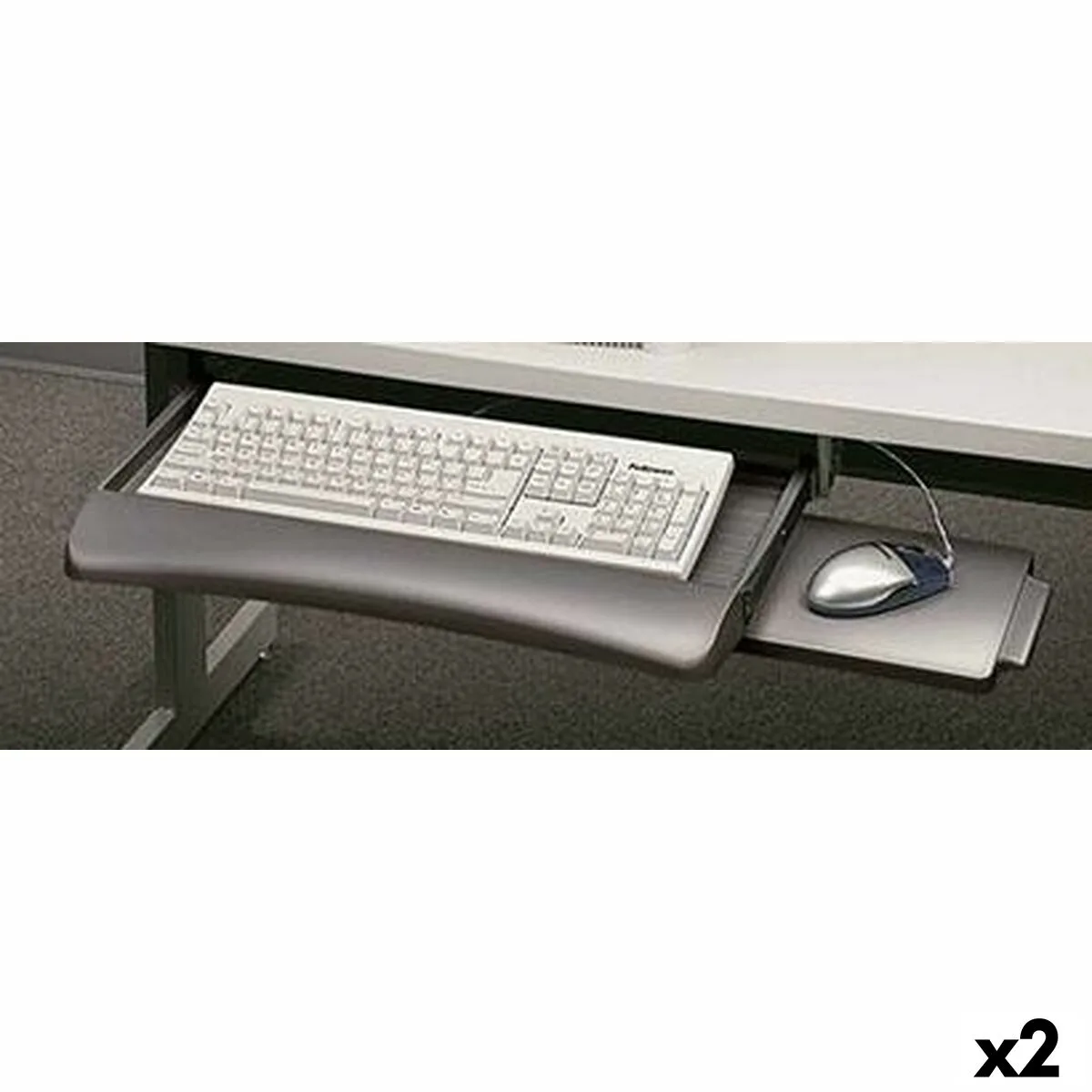TECLADO FELLOWES 93804 GRAFITO