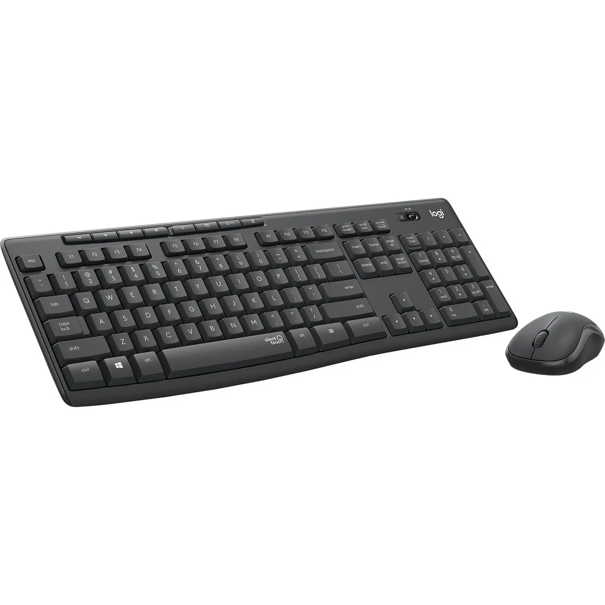 TECLADO LOGITECH MK295 SILENT WIRELESS COMBO GRAFITO MONOCROMO QWERTY QWERTY US