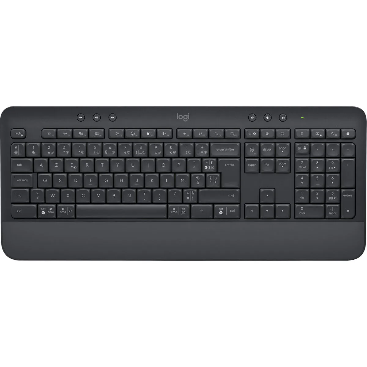 TECLADO LOGITECH SIGNATURE K650 AZERTY FRANCÉS GRIS OSCURO GRIS