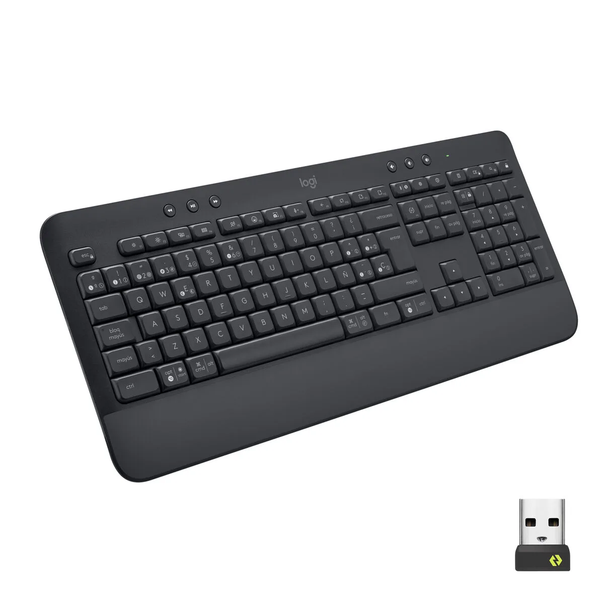 TECLADO INALÁMBRICO LOGITECH SIGNATURE K650 QWERTY ESPAÑOL NEGRO ACERO